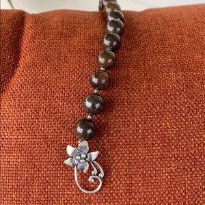 Silpada bracelet with wooden beads